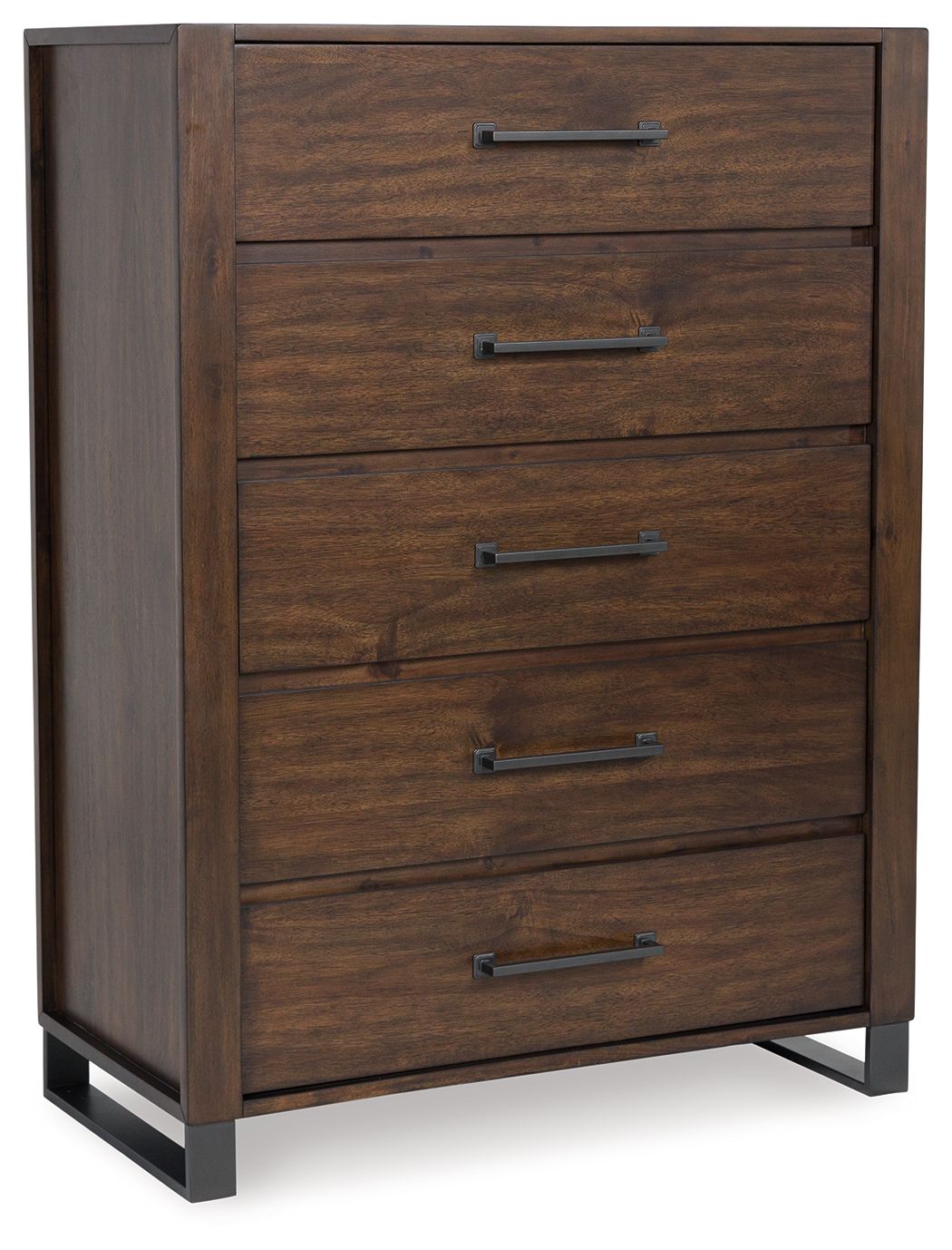 brown 5 drawer dresser Zumbado - Five Drawer Chest