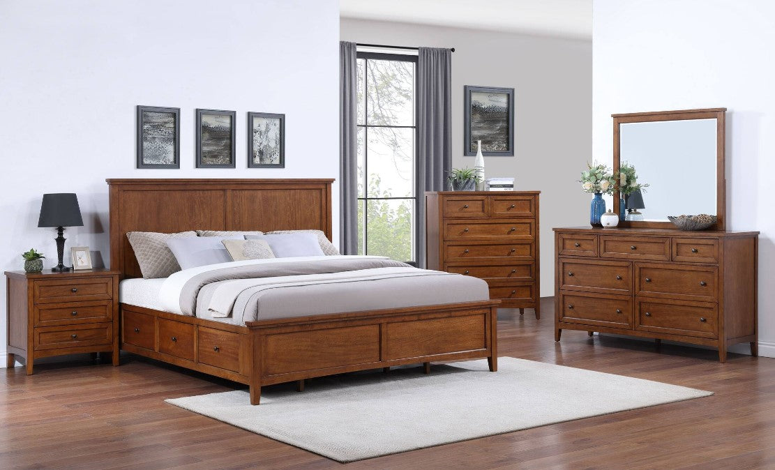Spencer Brown King Storage Bed Spencer Brown King Storage Bed