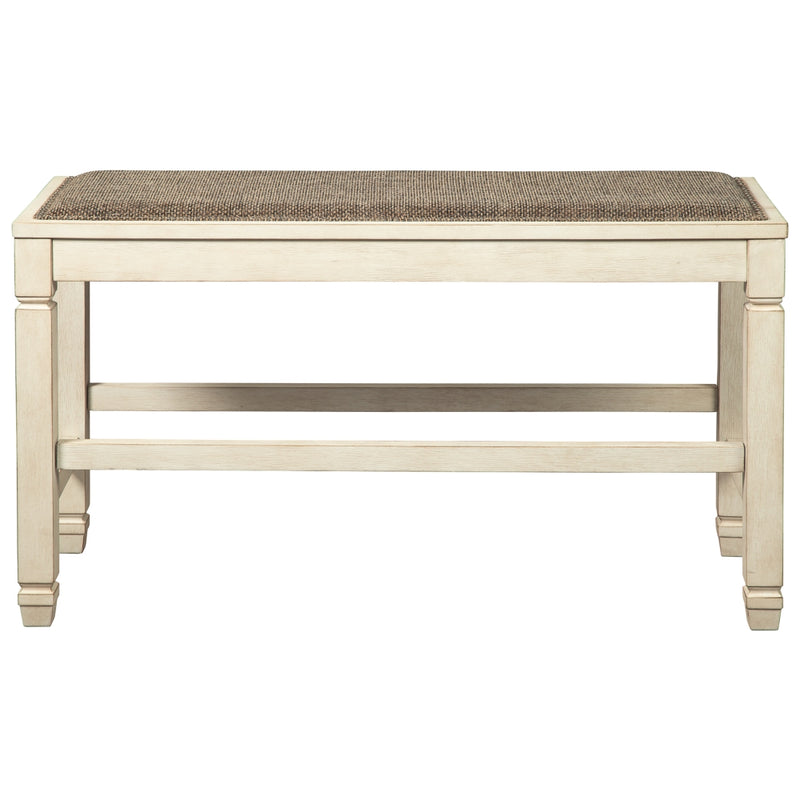 Bolanburg - Counter Upholstered Bench - Two-tone