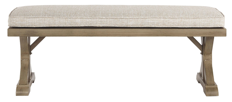Beachcroft - Bench with Cushion - Beige