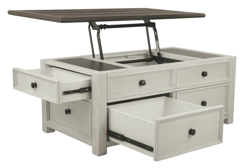 Bolanburg - Lift Top Cocktail Table - Two-tone