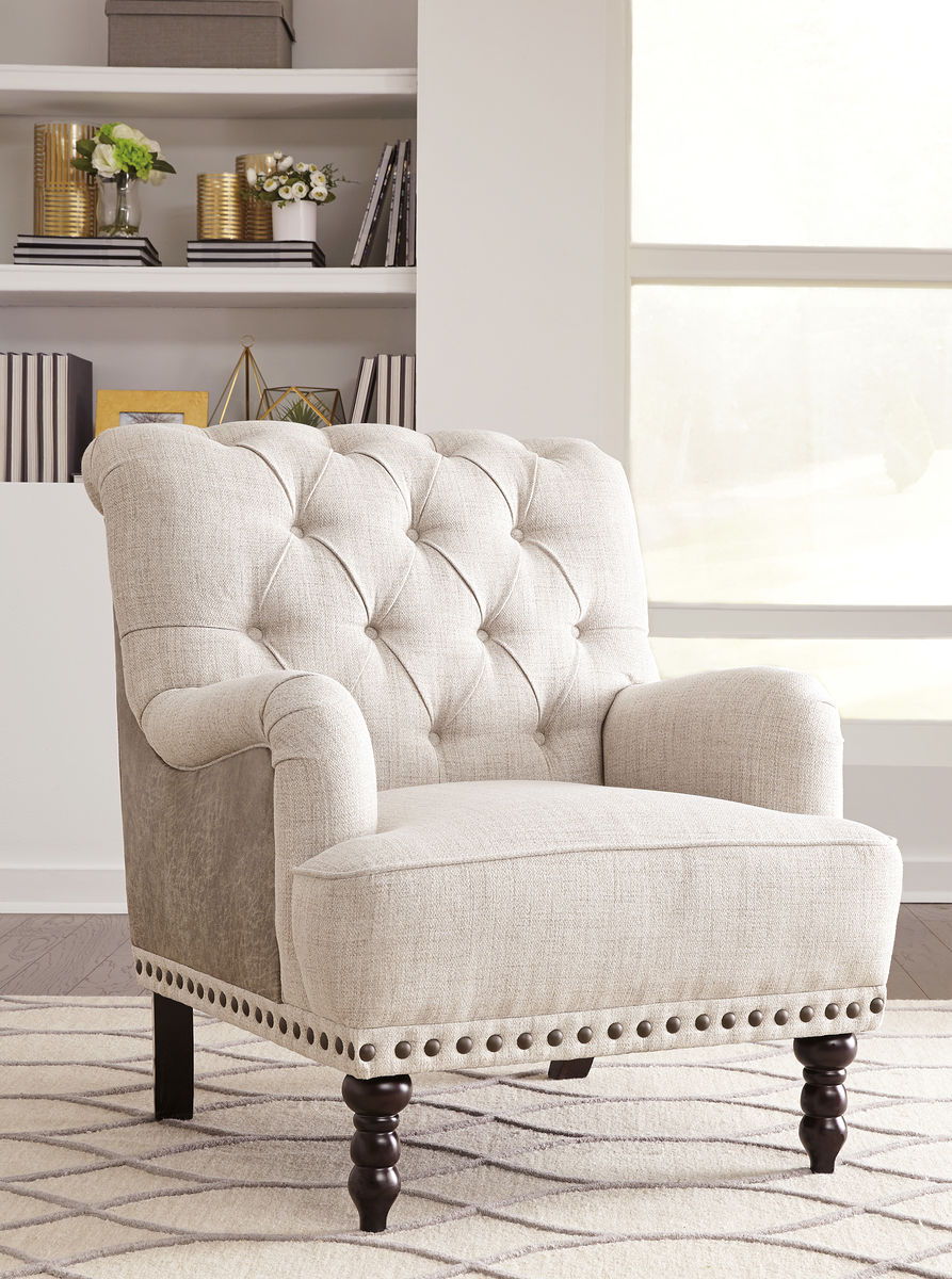 Tartonelle Accent Chair Ivory/Taupe - Main Image