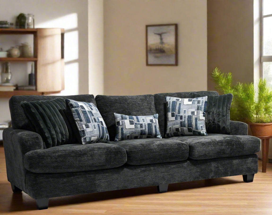 Galactic Charcoal Sofa