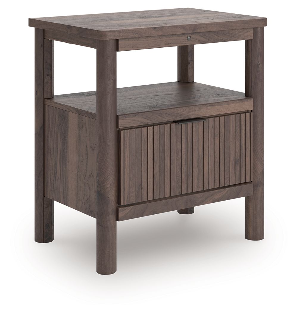 Cadmori - One Drawer Night Stand - Brown
