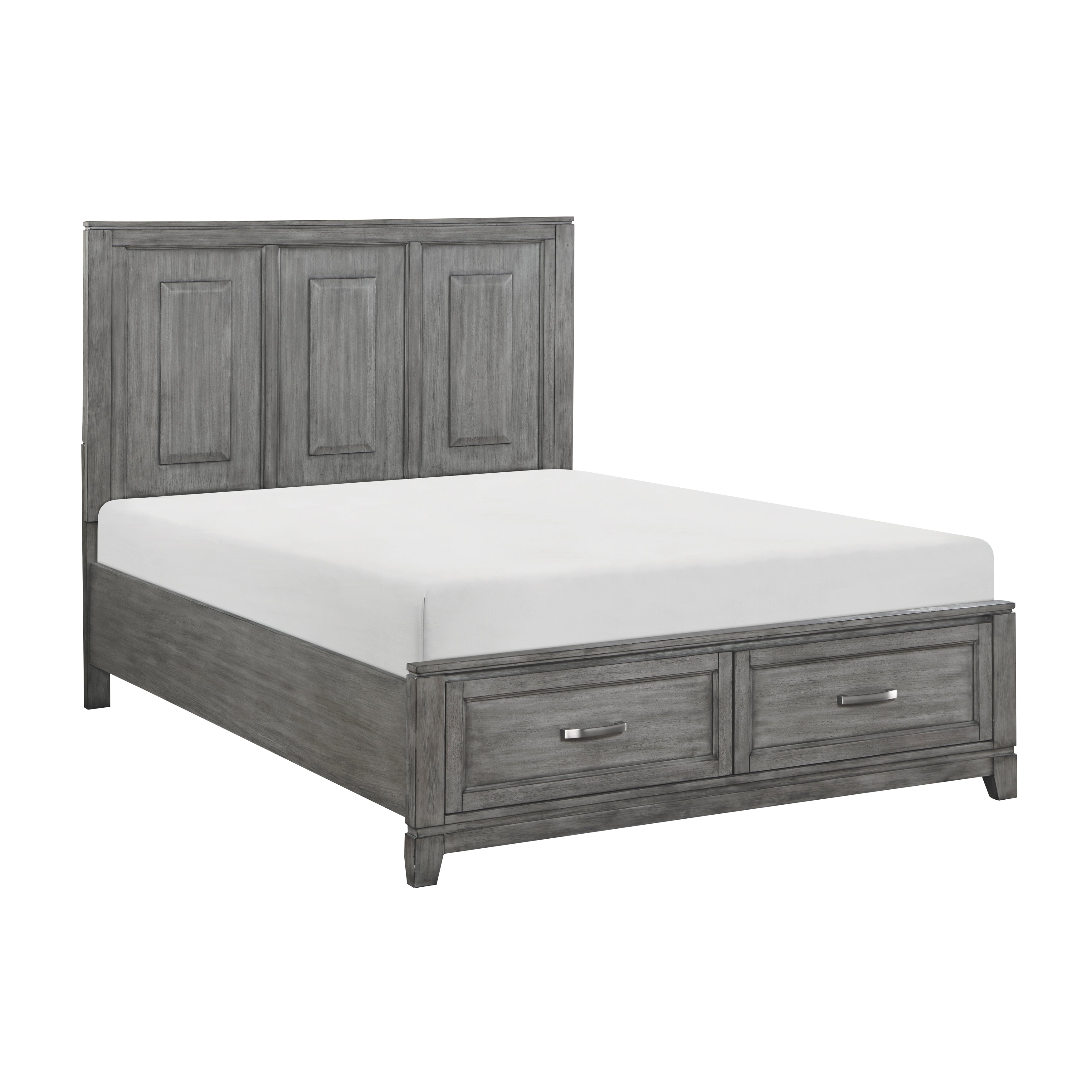 Garretson Gray Queen Storage Bed