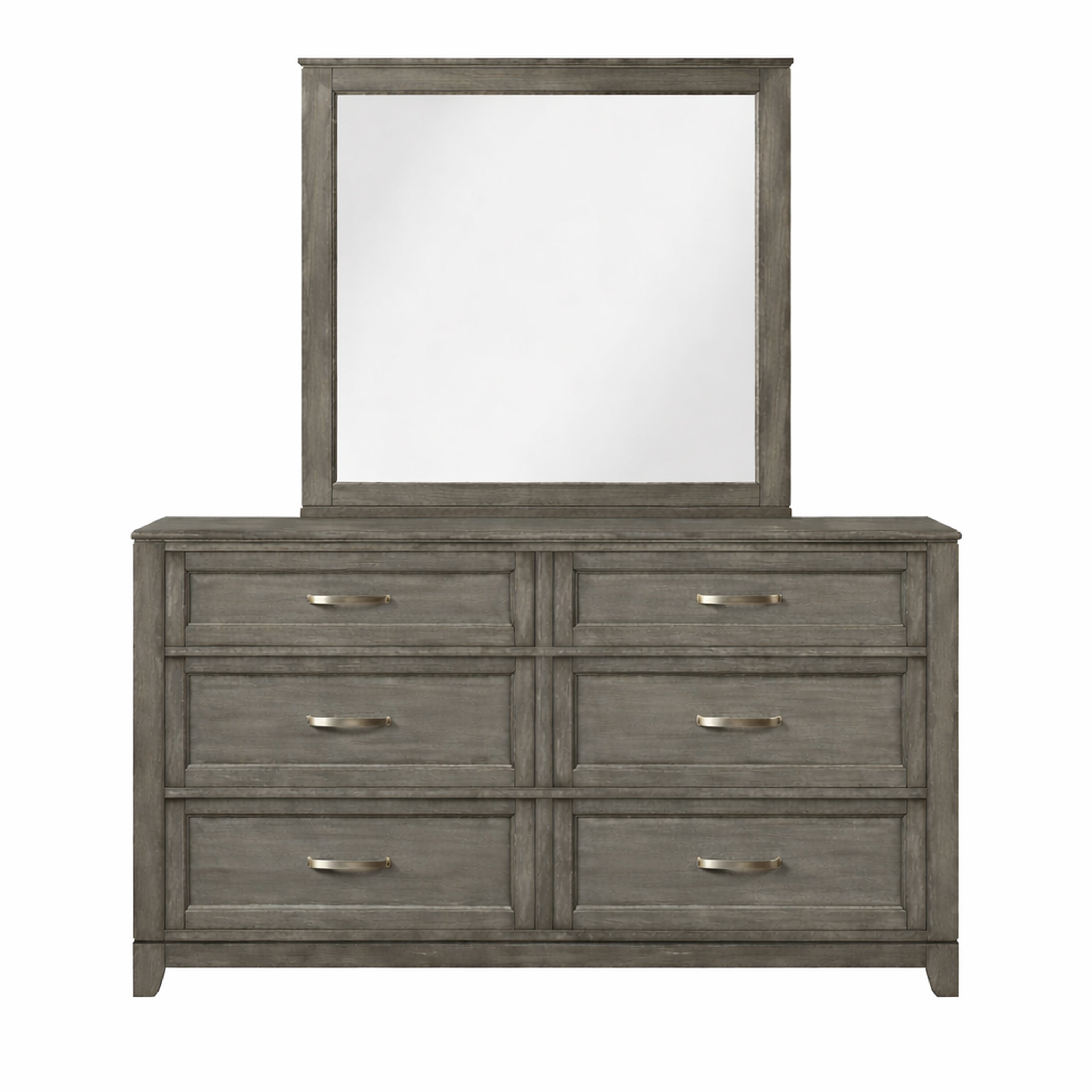 Garretson Gray Dresser and Mirror