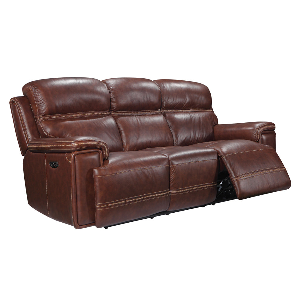 Fresno Leather Power Reclining Sofa