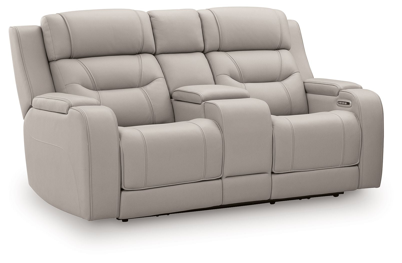 Dreamer - Power Reclining Loveseat With Audio Seating - Gray