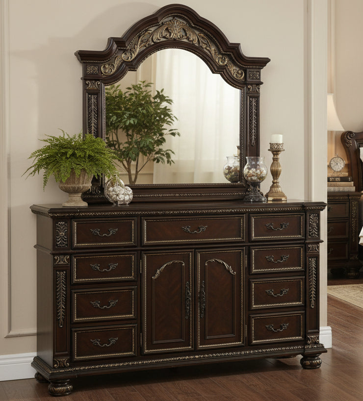 Catalonia Dresser and Mirror