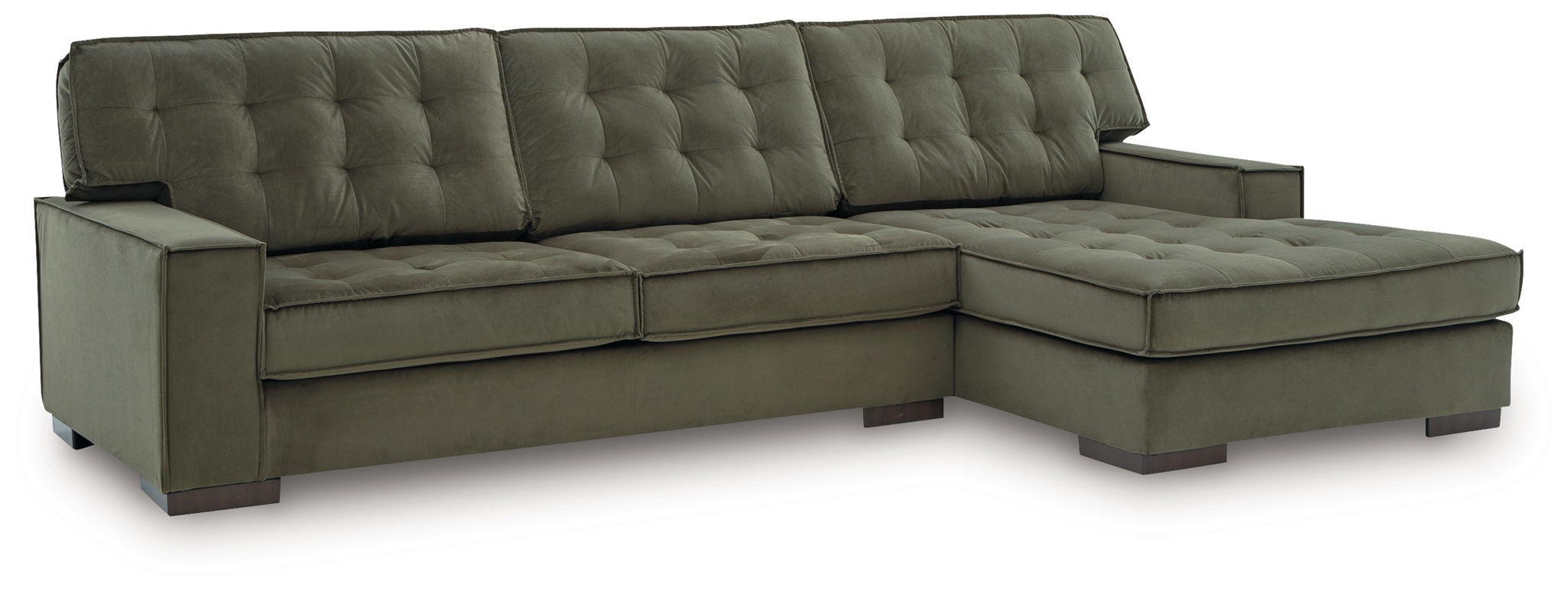Chalcombe - 2-Piece Sectional With RAF Corner Chaise - Olive