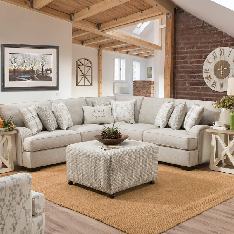 remix 2pc tobacco sectional sofa Modmax - Spice Experience Ultimate Comfort and Style La-Z-Boy Piper Taupe Queen Sleeper