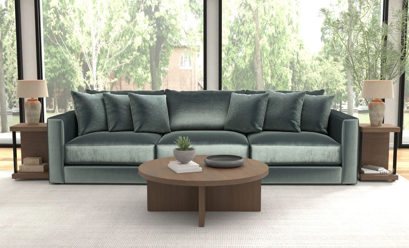 Remington Pine 3-Piece Sectional Sofa