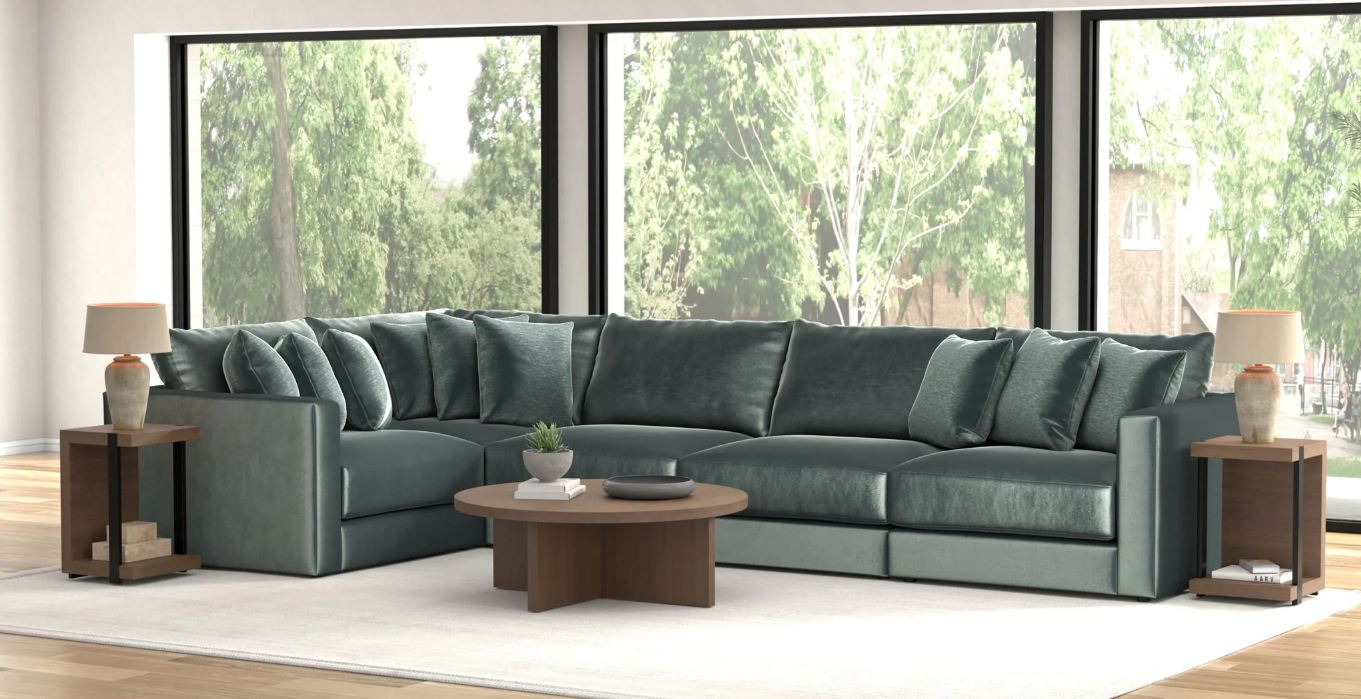 Remington Pine 5-Piece Sectional