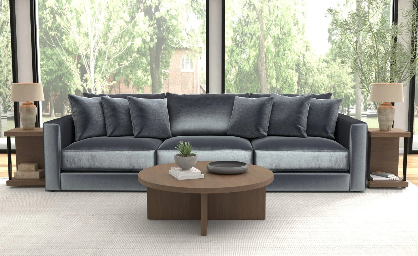 Remington Slate 3-Piece Sectional Sofa