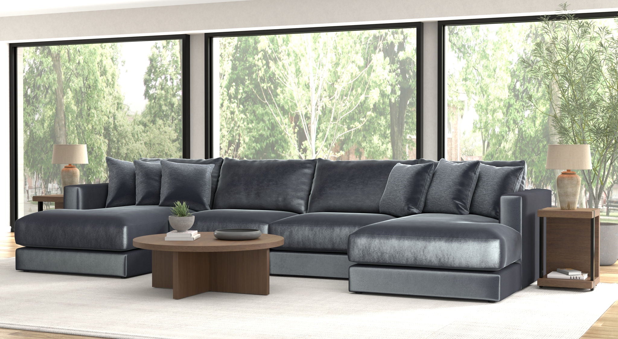 Remington Slate 4 Piece Sectional