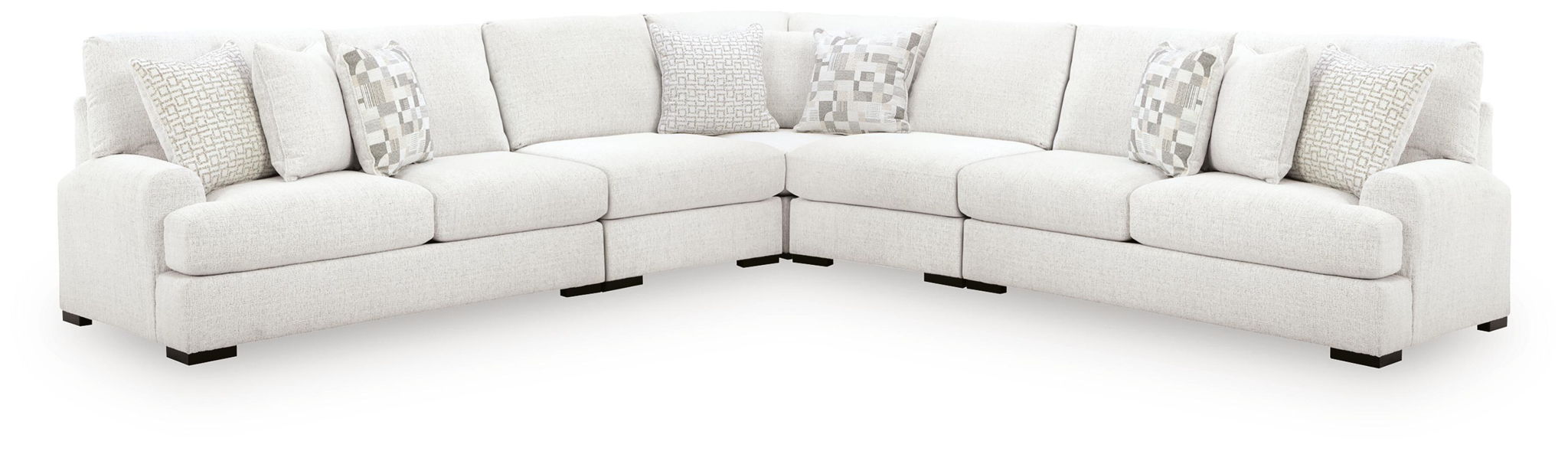 Wynncroft Manor - 5-Piece Sectional - Chalk