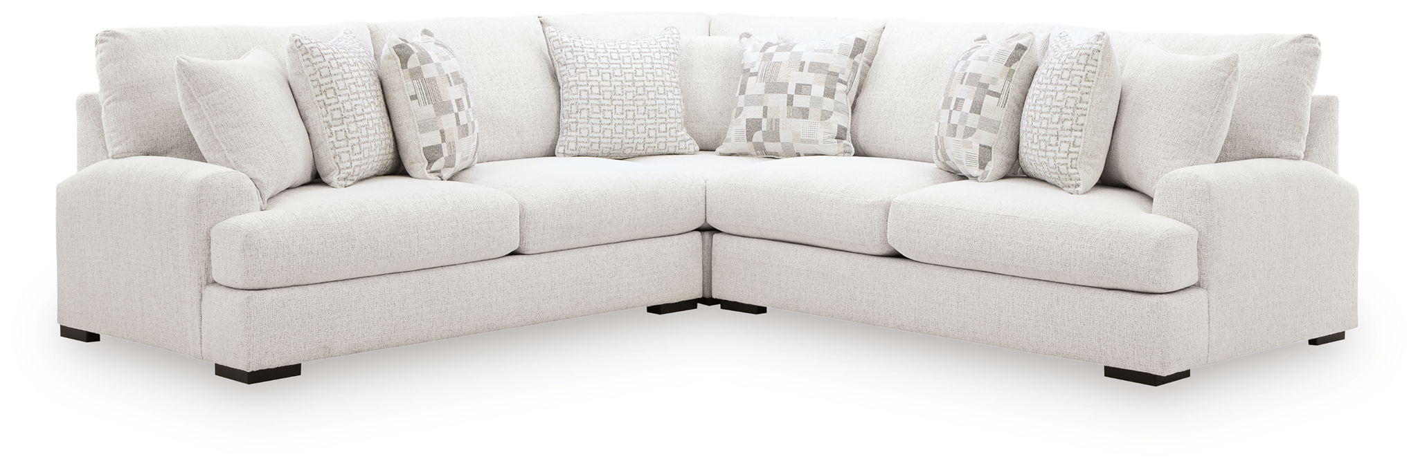 Wynncroft Manor - 3-Piece Sectional - Chalk