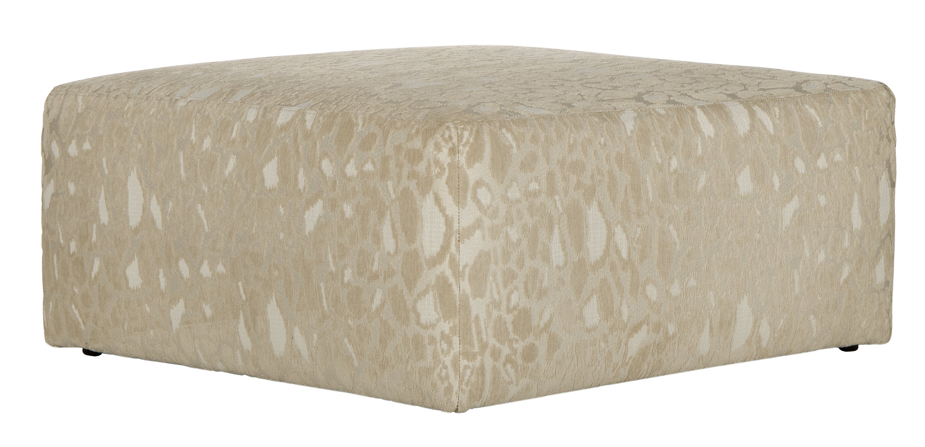 Lamar Cream Cocktail Ottoman
