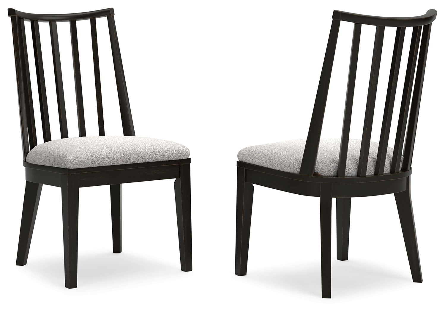 Galliden - Dining Upholstered Side Chair - Black