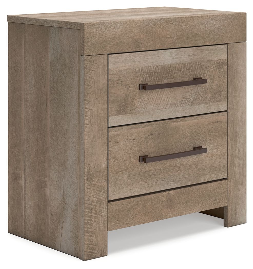 Gachester - Two Drawer Night Stand - Tan