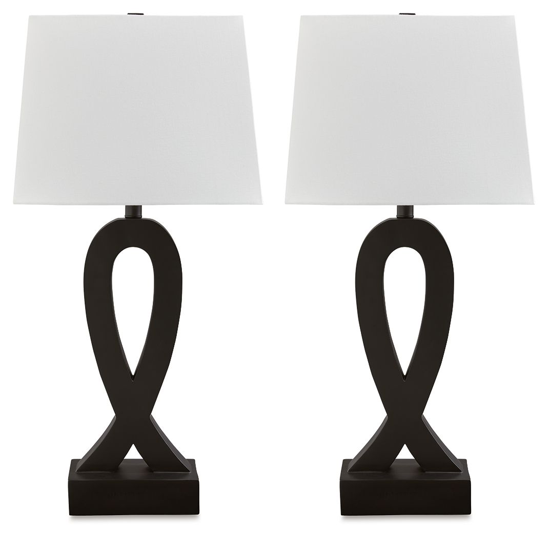 Markellton - Poly Table Lamp - Black