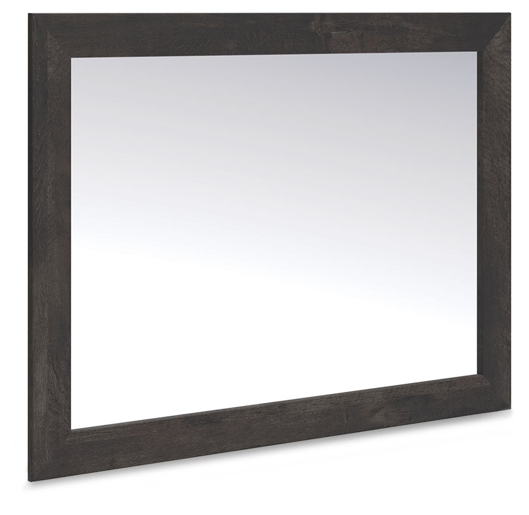 Delmorta - Bedroom Mirror - Dark Gray