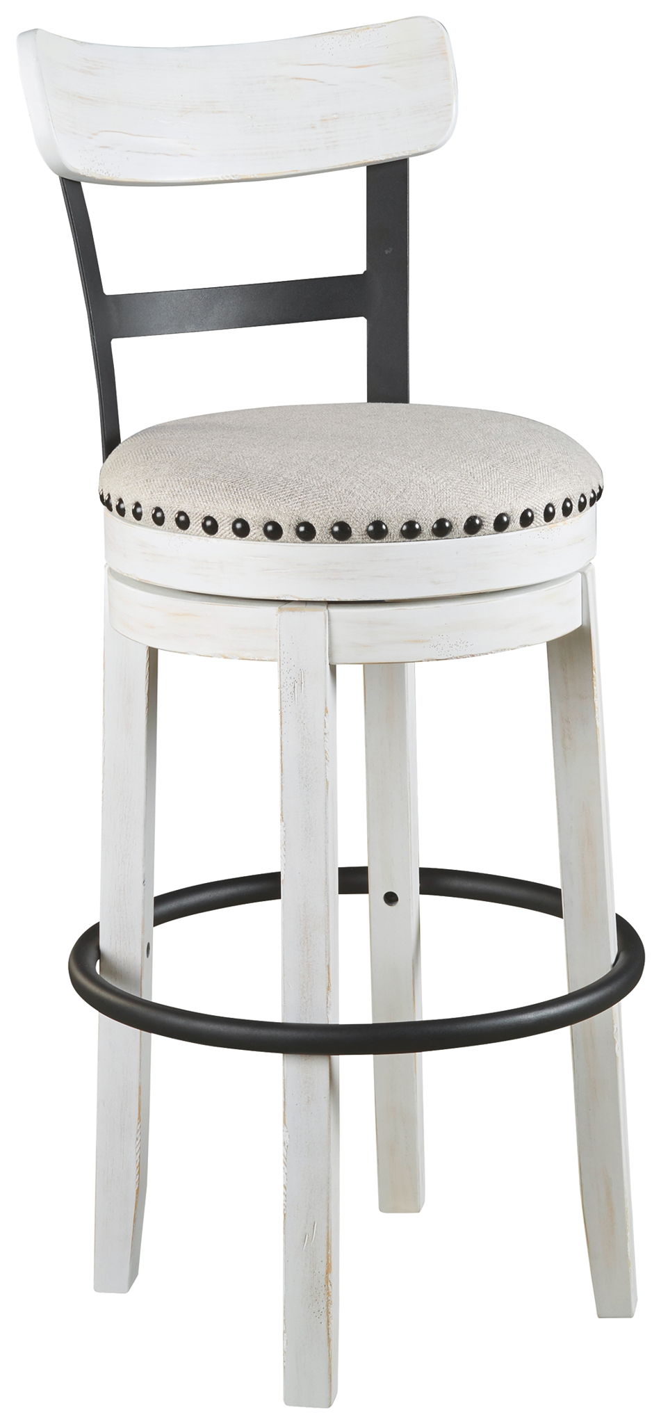 Regency Valebeck -  Tall Upholstered Swivel Barstool