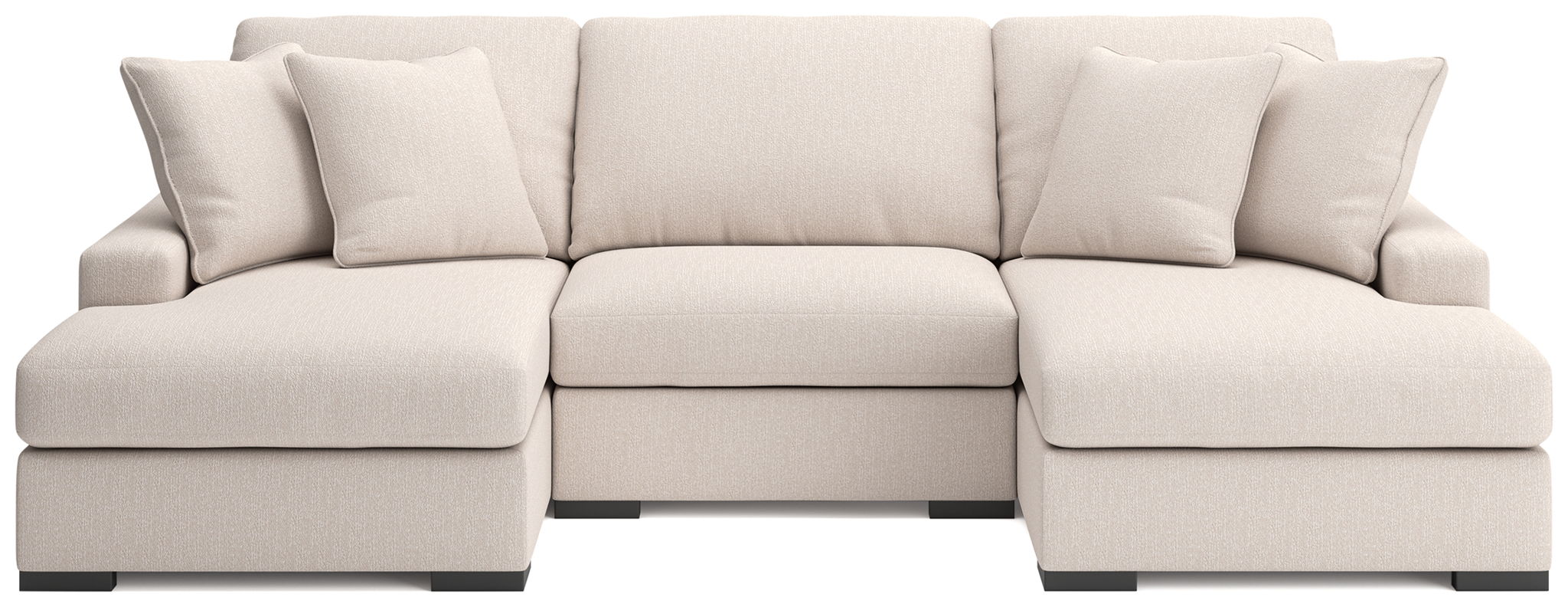 Calden - 3-Piece Sectional With Double Chaise - Oyster