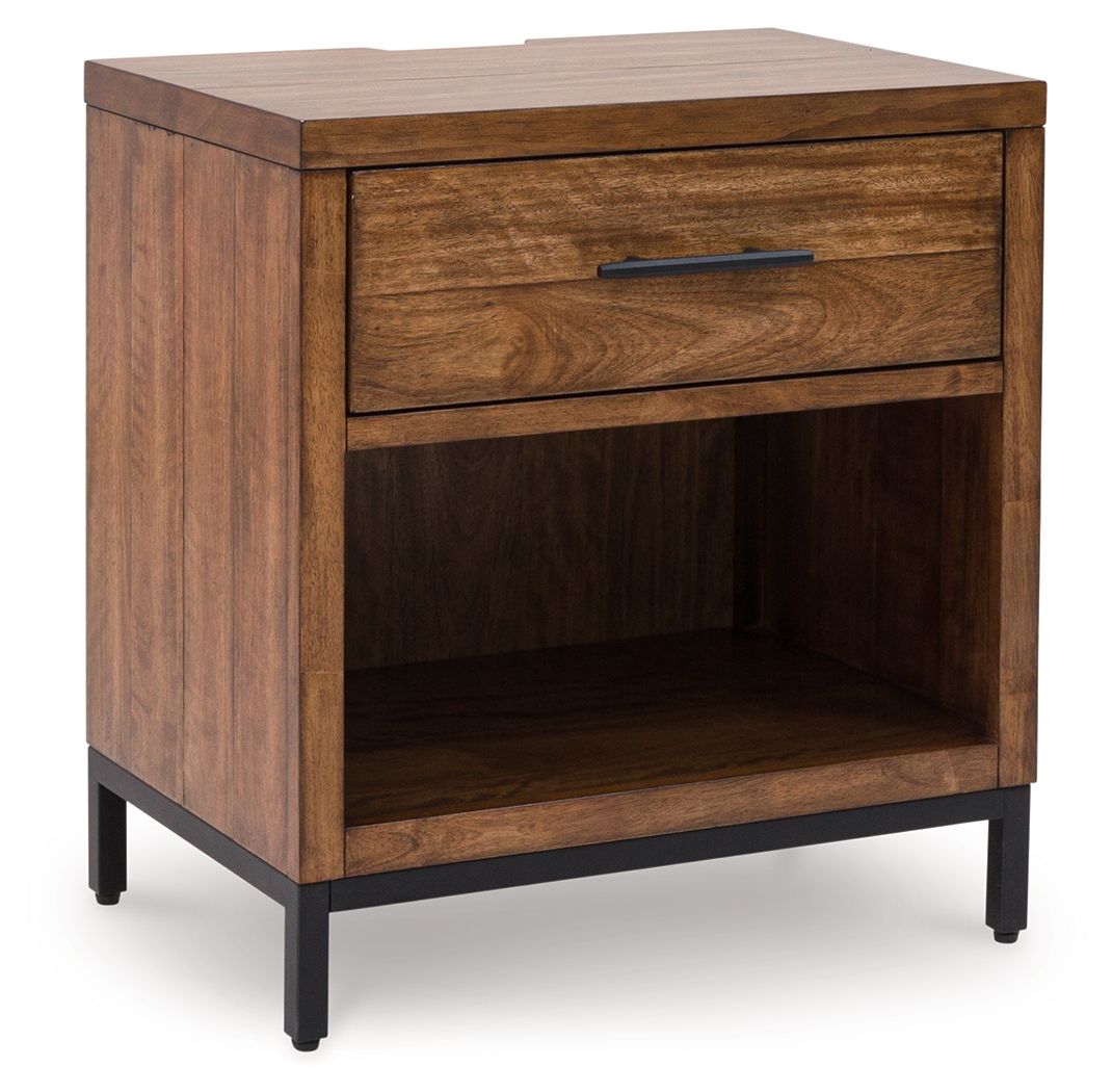 Steenlage - One Drawer Night Stand - Brown