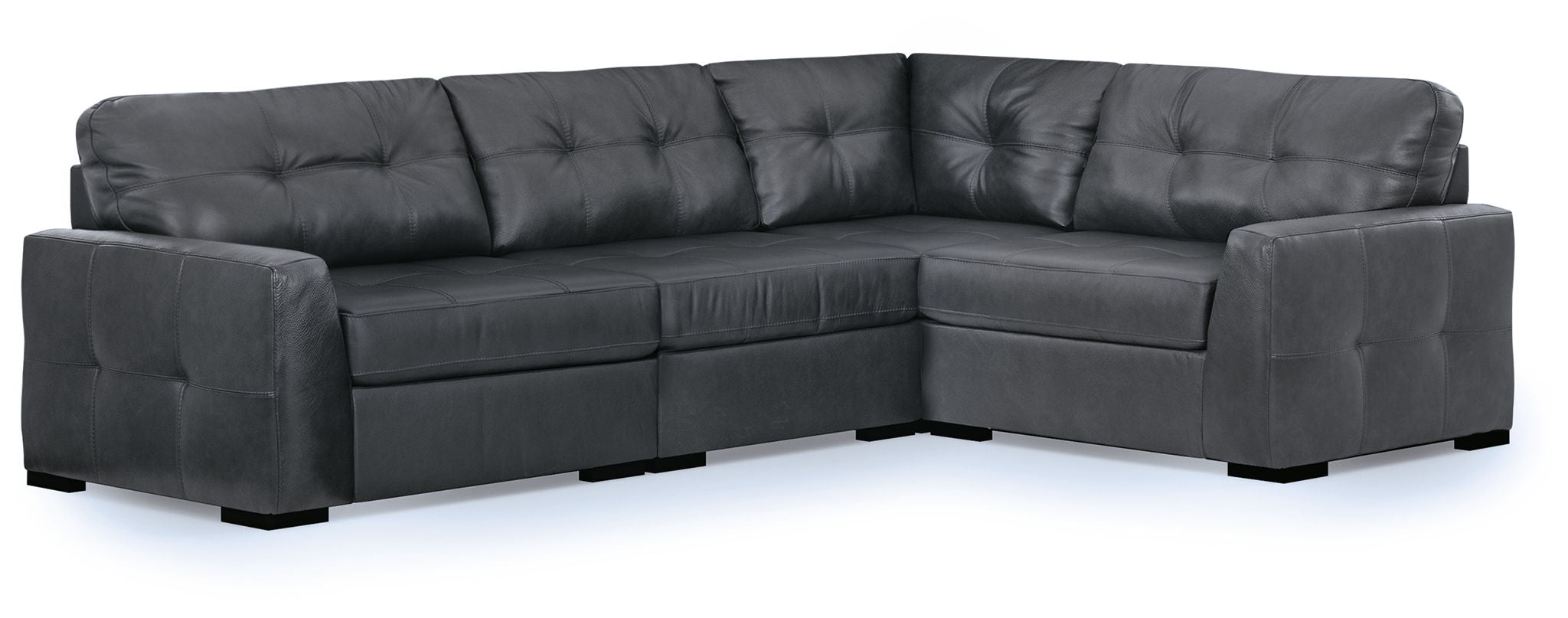Brindley Pier - 4-Piece Sectional With Wedge - Fog