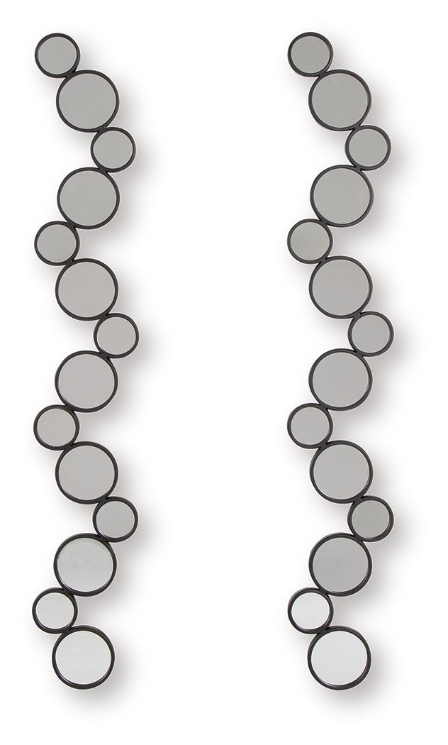 Vinler - Accent Mirror Set - Black