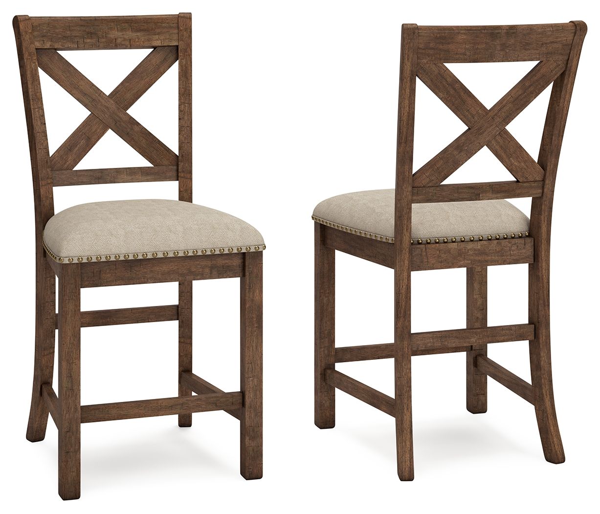 Moriville - Upholstered Barstool - Beige
