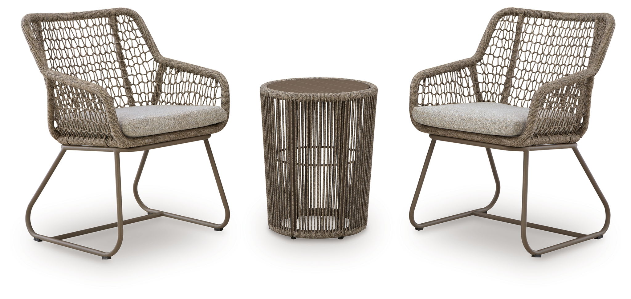 Monarch Heights - Outdoor Table And 2 Chairs (Set of 3) - Beige