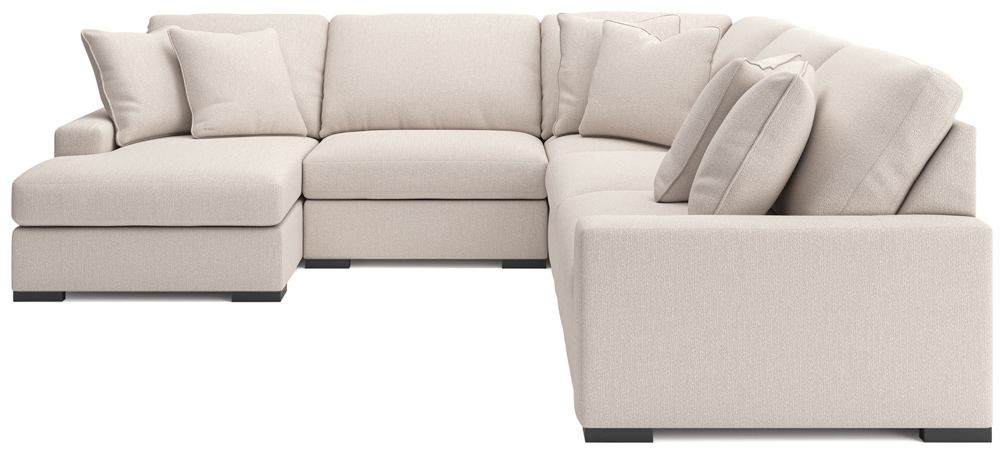 Calden - 5-Piece Sectional With LAF Corner Chaise - Oyster
