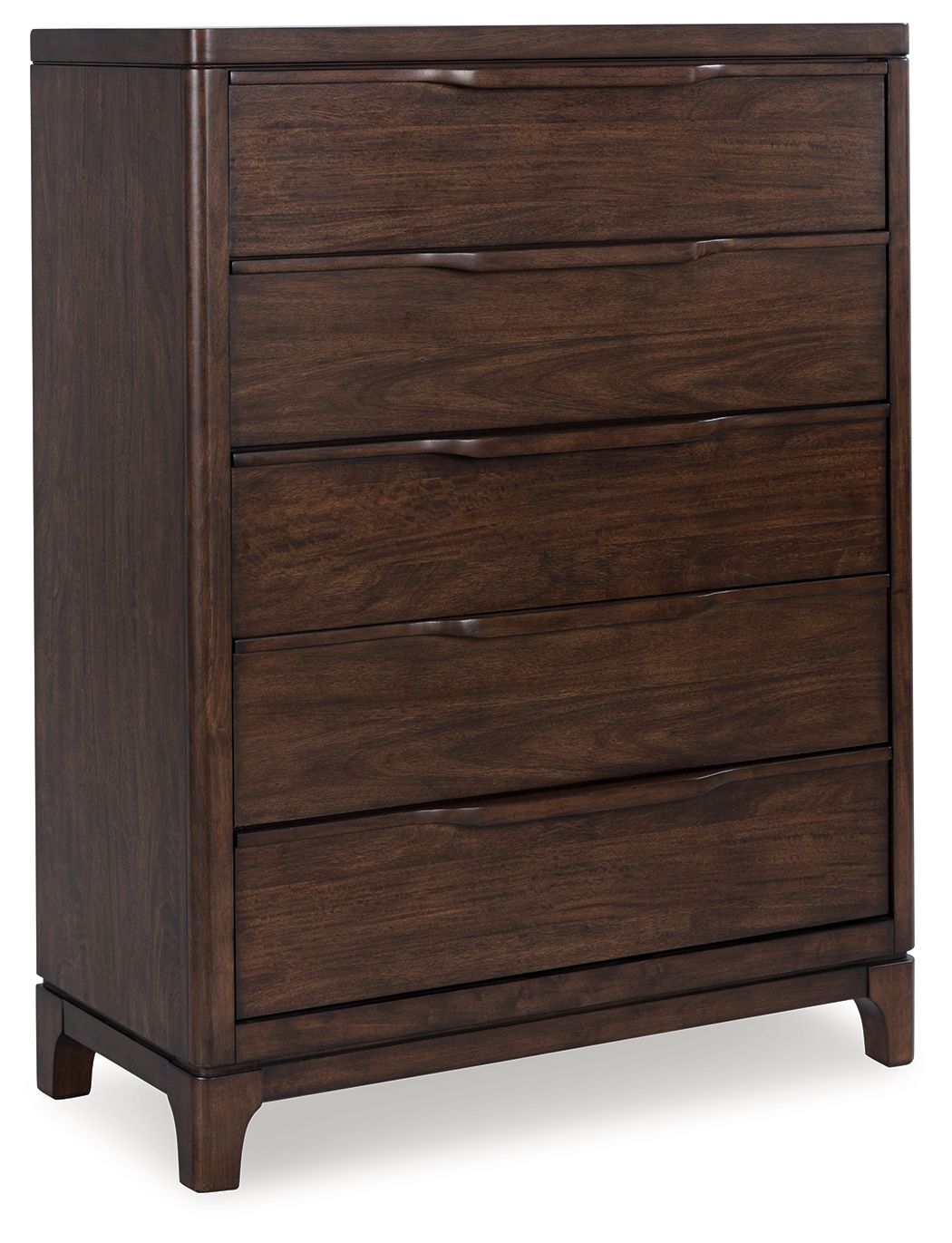 Korestone - Five Drawer Chest - Dark Brown