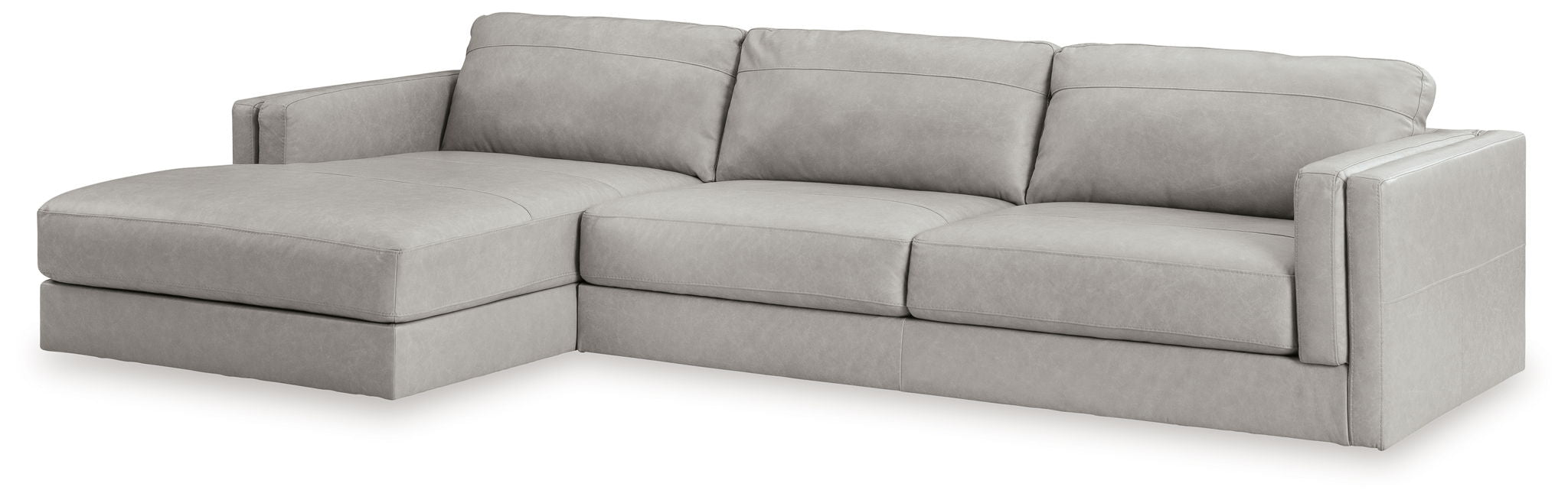 Amiata - 2-Piece Sectional With Laf Corner Chaise - Glacier