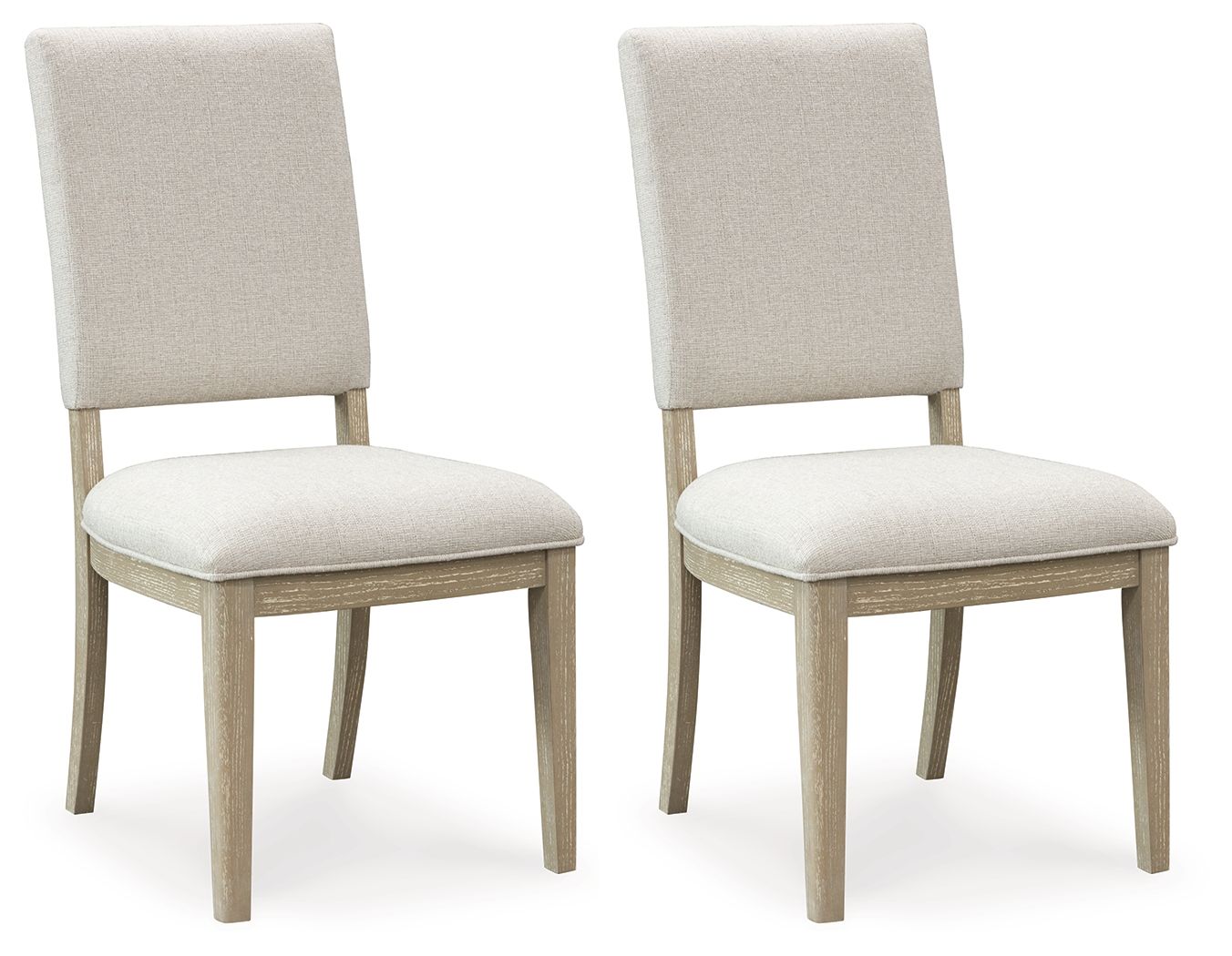 Vallardia - Dining Upholstered Side Chair (Set of 2) - Light Grayish Brown