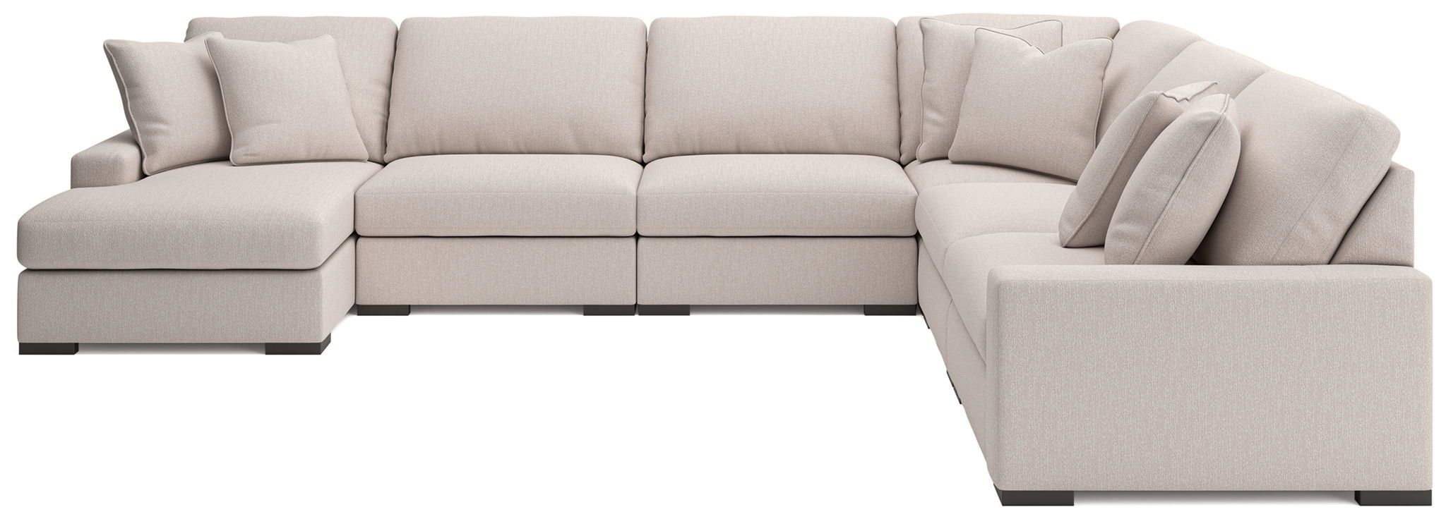 Calden - 6-Piece Sectional With LAF Corner Chaise - Oyster