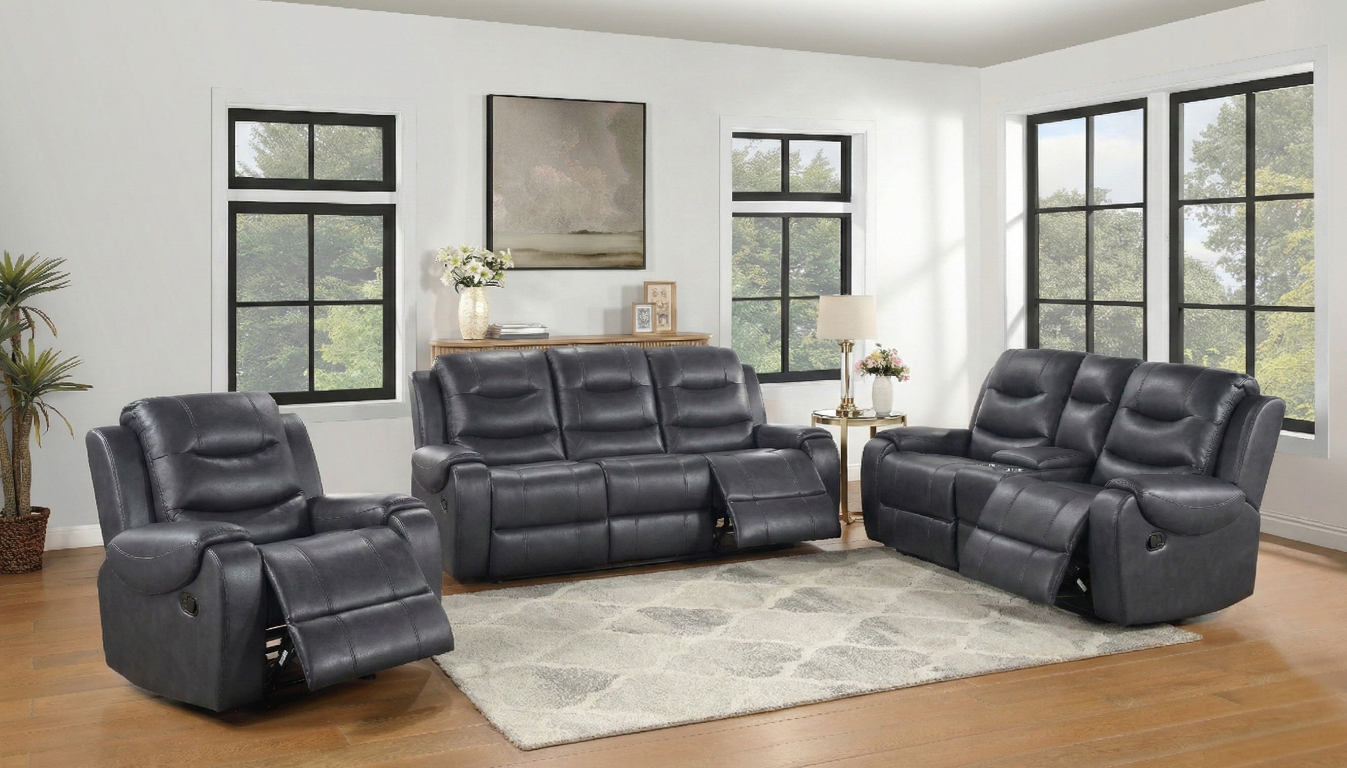 Espresso Reclining Sofa