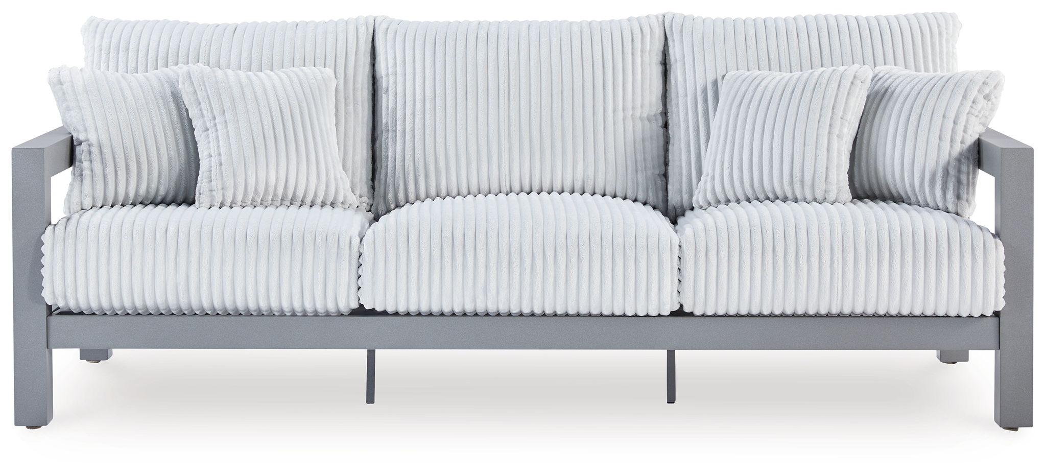 Moonlight View - Sofa With Cushion - Gray