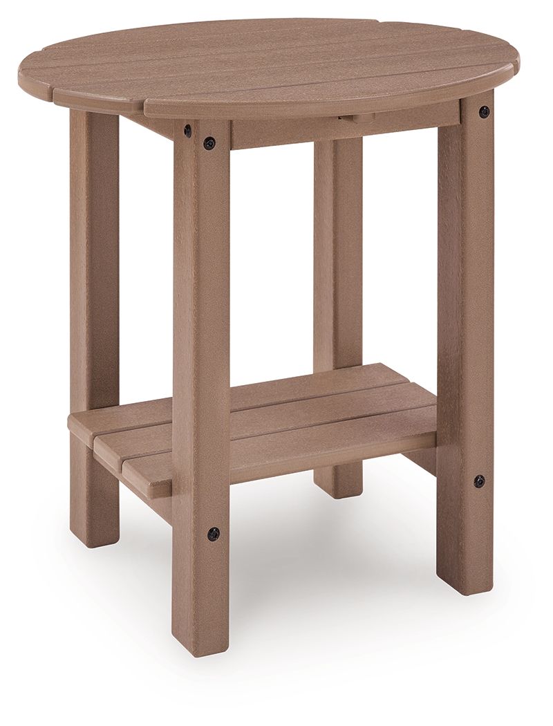 Cliffs Beach - Oval End Table - Driftwood