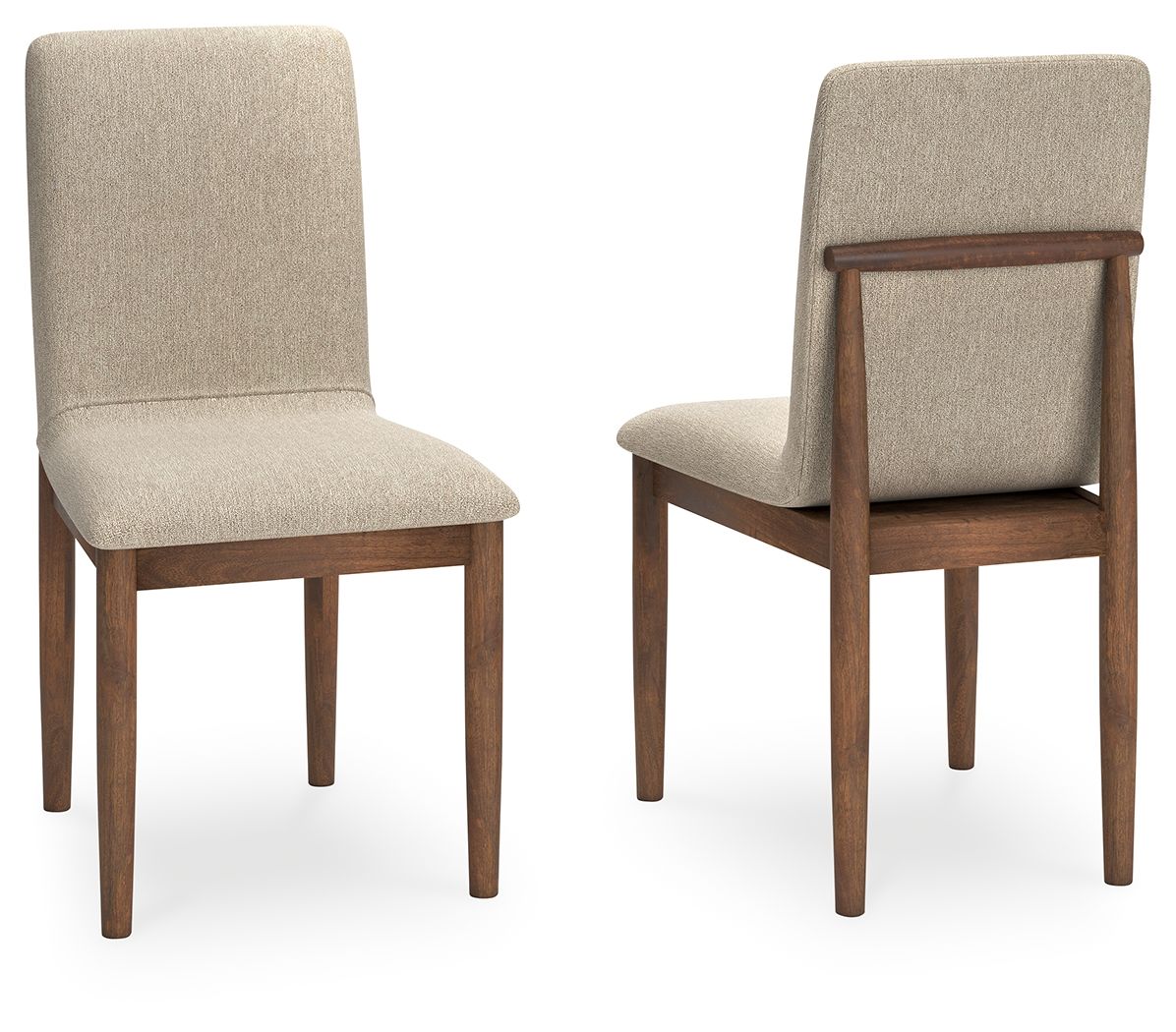 Isanti - Dining Upholstered Side Chair - Light Brown