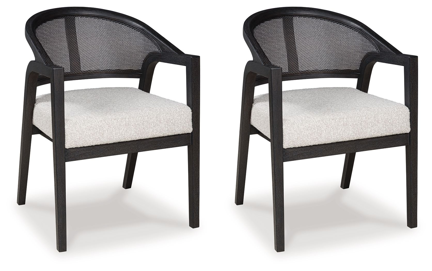 Bracken - Dining Upholstered Arm Chair - French Black