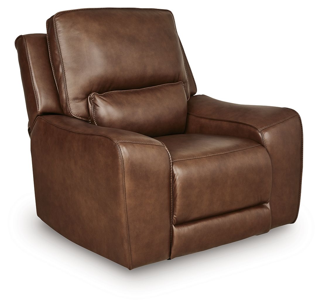 Silverbrooke - Power Recliner With Adjustable Headrest - Canyon