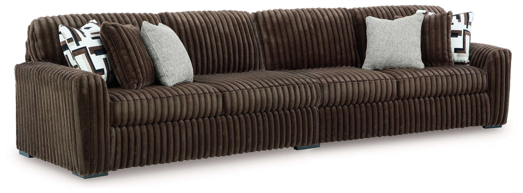 Midnight-Madness - 2-Piece Sectional - Chocolate
