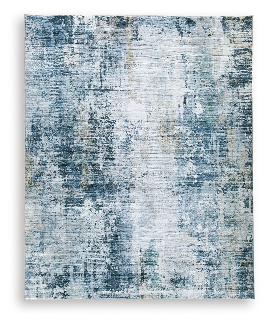 Arlenmont - 8' x 10' Rug - Blue / White / Brown