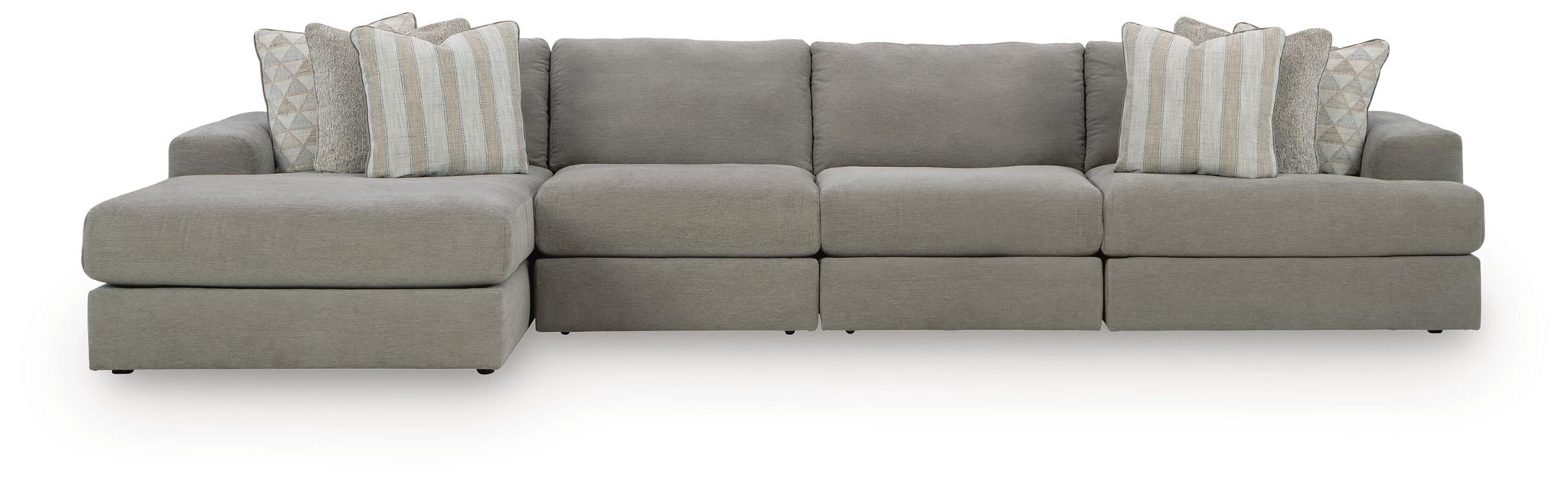 Avaliyah - 4-Piece Sectional With Laf Corner Chaise - Ash