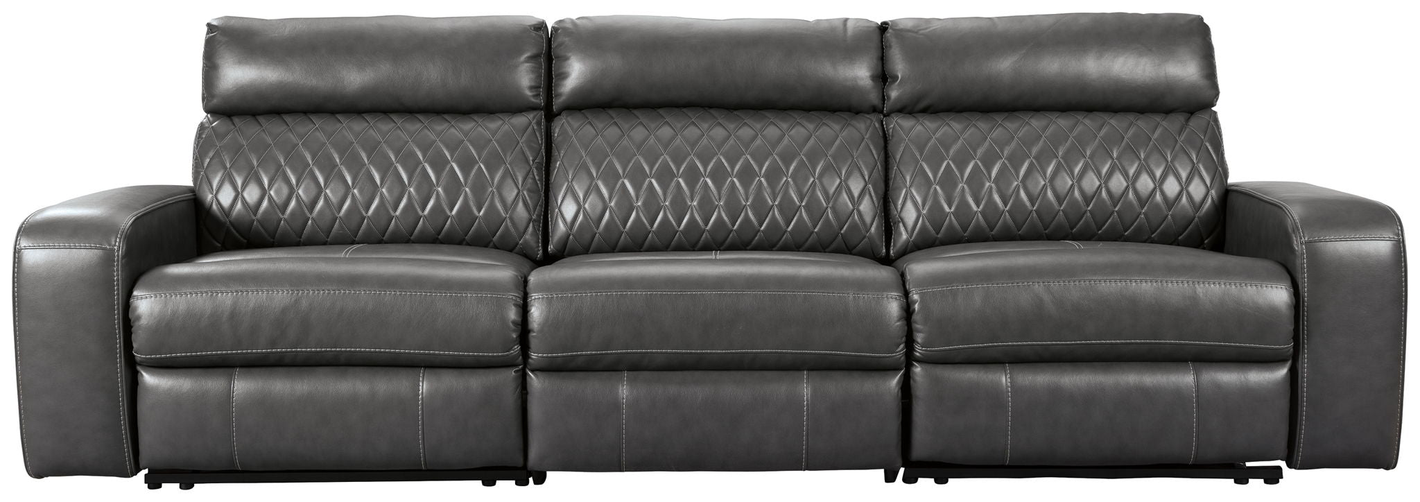 Samperstone - Sofa 3 Pc Sectional - Gray