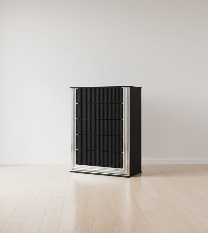 Aspen Black Chest with LED