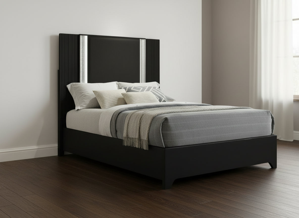 Aspen Black King Bed